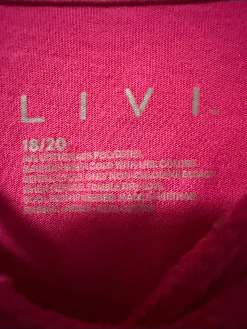 LIVI Active Women's Lace-Up Short Sleeve Hoodie Tunic Top (18/20, Pink) - Picture 3 of 4